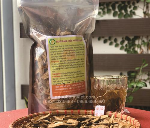 Ngưu bàng khô sấy lạnh Hữu Cơ